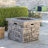 30" Propane Fire Pit - 40,000 , Grey. No Assembly Needed. Create A Cozy Outdoor Hideaway Transform Your Backyard Into Fireplace Area