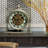 THE GEARS CLOCK Wall Clock with Real Moving Gears LU-LI_ 13 in "TROISVIERGES" SILVER-ANTIQUE