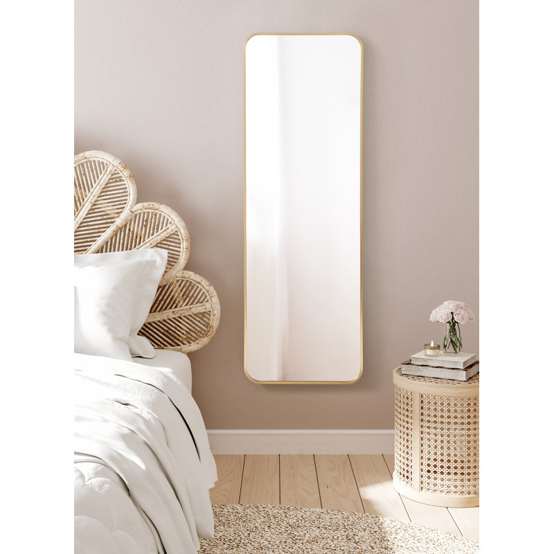 Miroir mural Anacleta, Or, 30 po x 20 po