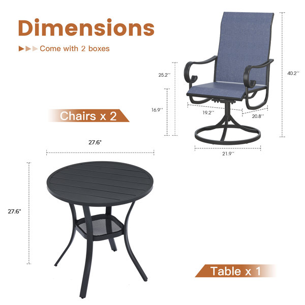 Dimensions du produit