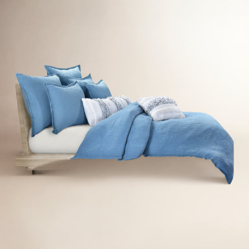 Housse de couette Seacove, Bleu, Housse de couette pour très grand lit