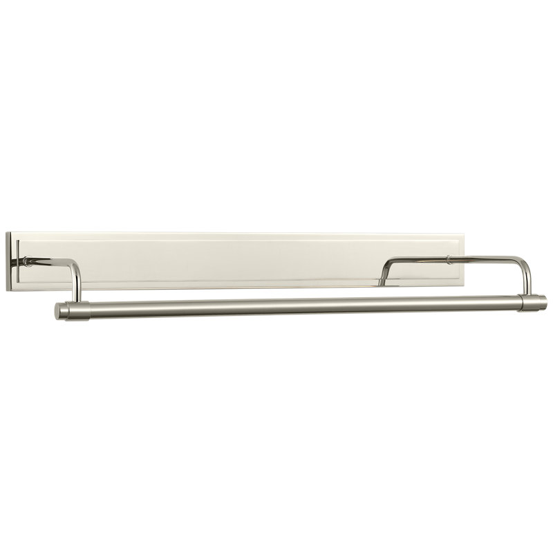 Thomas O'Brien LED Wall Mounted, 4" H x 24" W x 8.5" D, Polished Nickel, 1900 Lumens