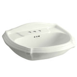 Portrait® Vitreous China U-Shaped Pedestal Bathroom Sink