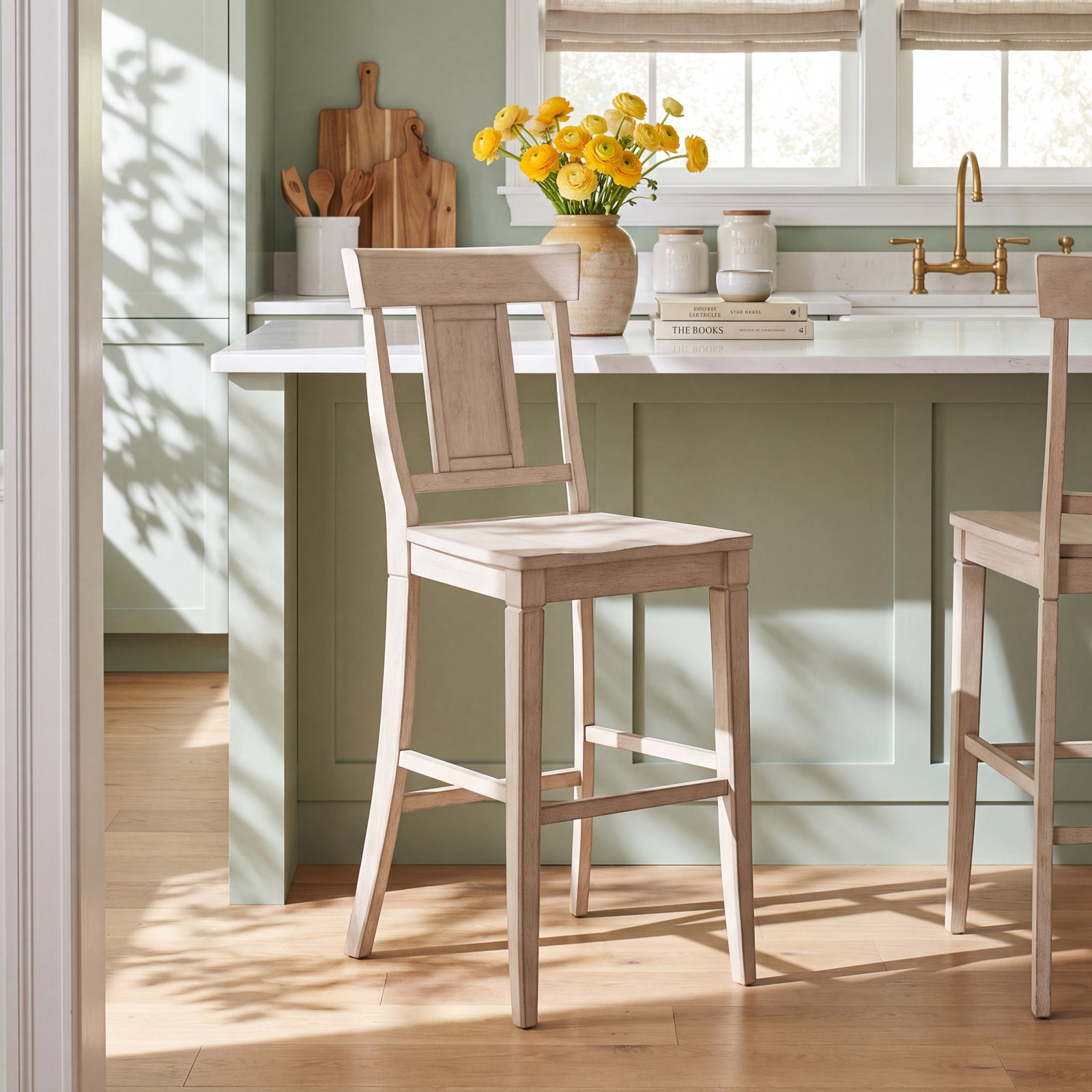 Fortville Bar and Counter Stool, Antique White, Counter Stool (24.21" Seat Height)