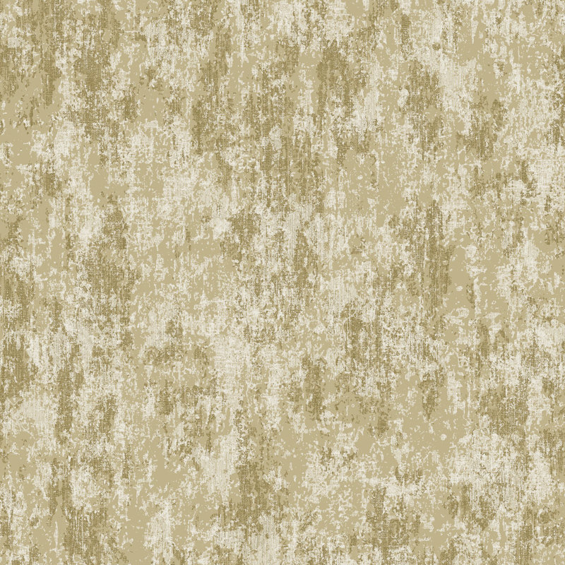 Aamari Collection Metallic Concrete 10.05m x 53cm Wallpaper Roll, Gold