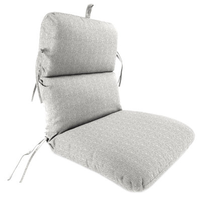 22" x 45" Outdoor Chair Cushion with Ties and Loop