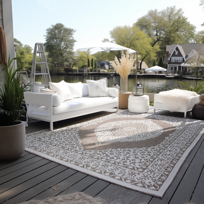 Dynamic Rectangle Indoor / Outdoor Area Rug, Rectangular 120 x 170cm