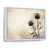 White Floater Framed