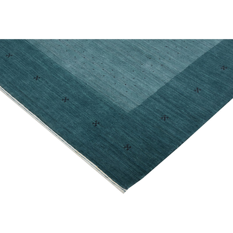Area Rug in Blue, Rectangle 9'9" x 13'9"
