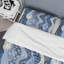 Blue Microfiber Duvet Cover Set-1953891116