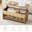 Table basse à plateau relevable avec rangement-407654492