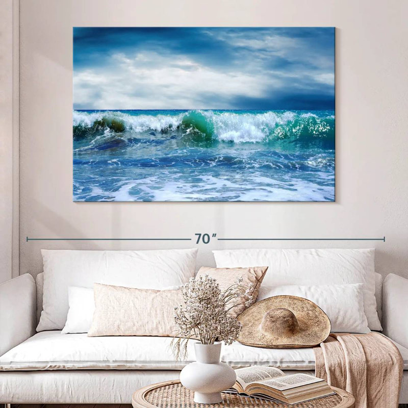 Gillard Foamy Seascape, H 34 po x l 51 po