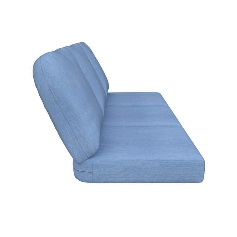 Outdoor Sunbrella® 3 Seater Sofa Cushions, Cast Ocean Sunbrella® Plainweave