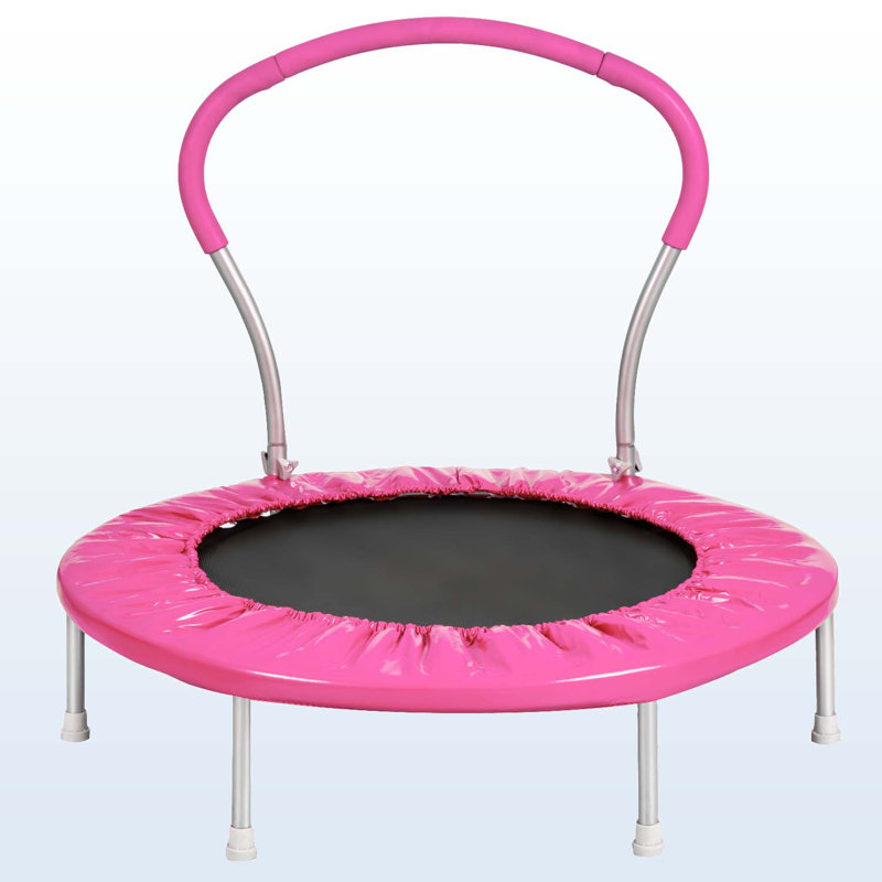 Trampoline rond pour enfant / tout-petit THKOTY, Rose