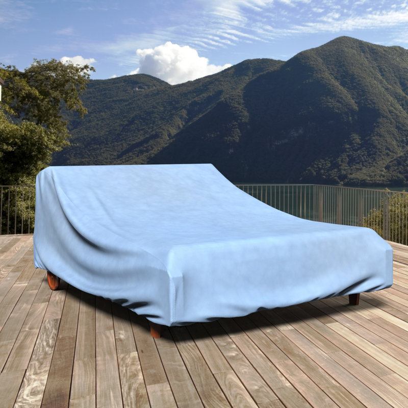 Jared Water Resistant Patio Chaise Lounge Cover, 32" H x 64" W x 80" D, Polypropylene