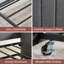 Daybed, Sofa Bed Metal Framed With Trundle Twin Size