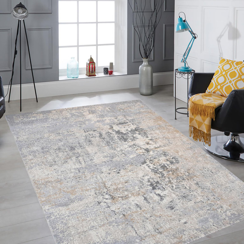 Abstract Indoor Rug, Rectangle 5'2" x 7'6"