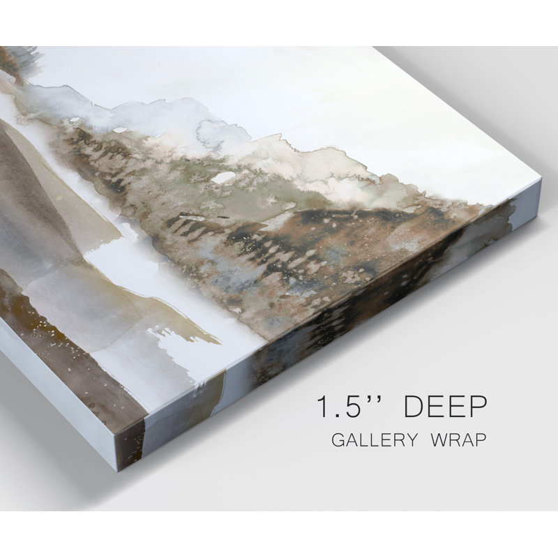 Silent Mountain III - Toile encadrée multi-pièces, H 27 po x l 54 po x P 2 po