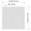 Sicily 0.5 in. x 0.5 in. Grid Matte and Polished Tile-50525872