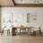 Two sets of solid wood dining chairs with backrest