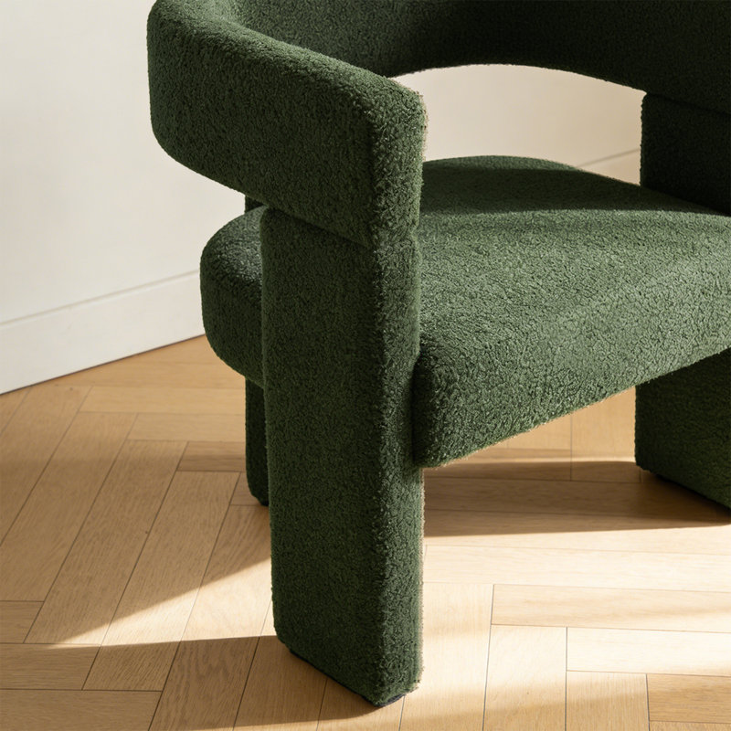 Fauteuil demi-tonneau de 23 po, Vert