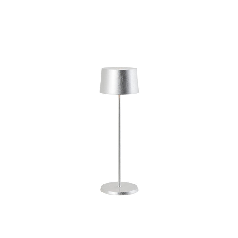 Olivia Pro Table Lamp, Silver Leaf, Silver Leaf