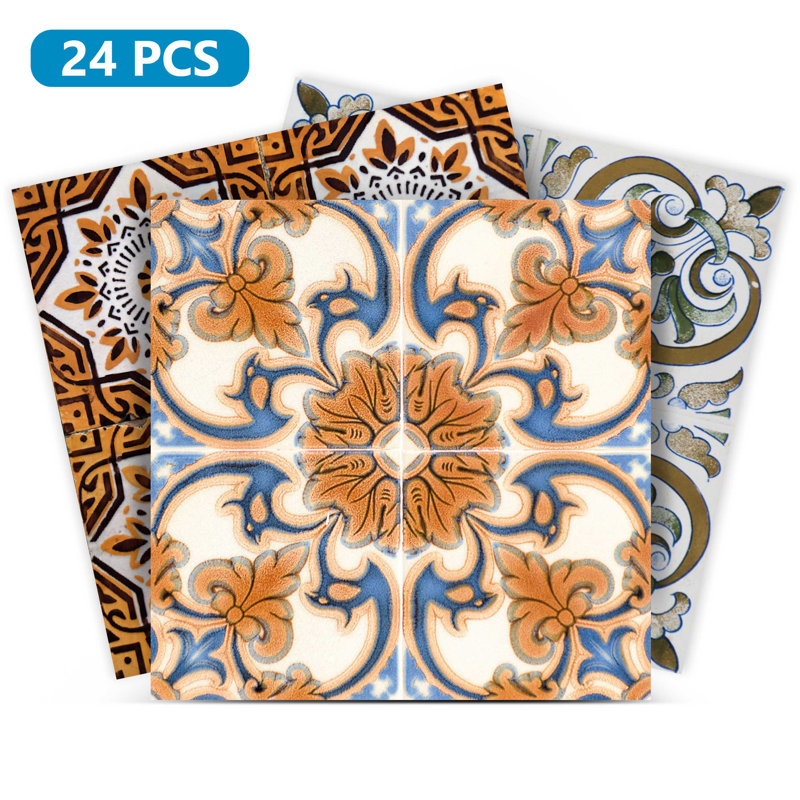 Vinyl Peel and Stick Field Tile, 7 po x 7 po