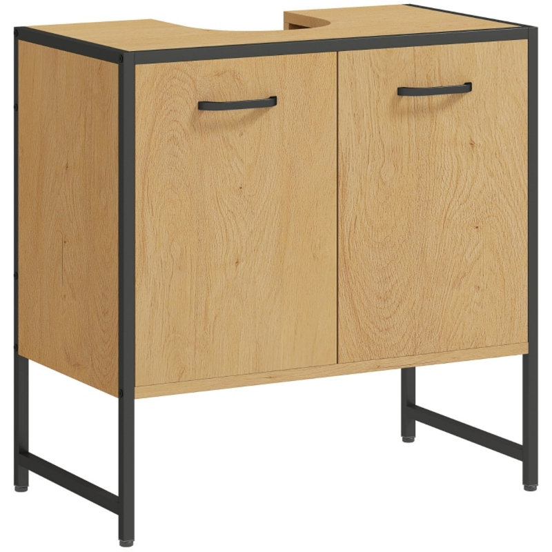 60cm Bathroom Vanity Base Only, Brown