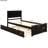 Twin Size Platform Bed With Trundle For Efficient Bedroom Space -Colored Versatile And Movable-308060153