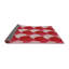 Tapis rouge à motif géométrique Kohan-766184320