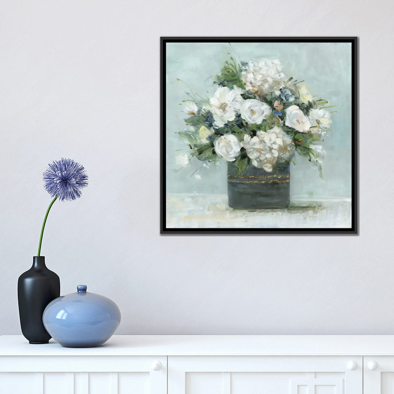 «Mi Amore» par Sally Swatland - reproduction d'art, Black Framed, Pas de tapis, H 18 po x l 18 po x 1,5 po