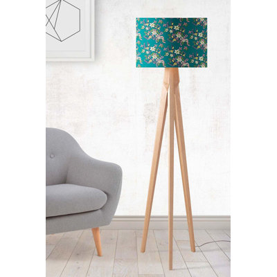 21cm H Linen Drum Lamp Shade ( Uno ) in Green
