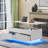 Lift Top Coffee Table With 2 Drawers & Smart LED Light-1580458873