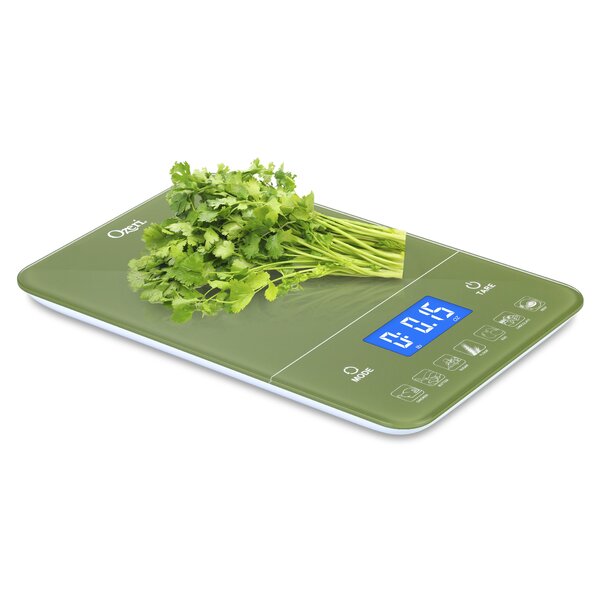 Ozeri Garden and Kitchen Scale II, with 0.1 G (0.005 oz) 420 Variable Graduation Technology, Green