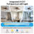 42" Easy-to-Install Modern Flush Mount Low Profile Small Room Ceiling Fan with LED Light and Remote-719852054