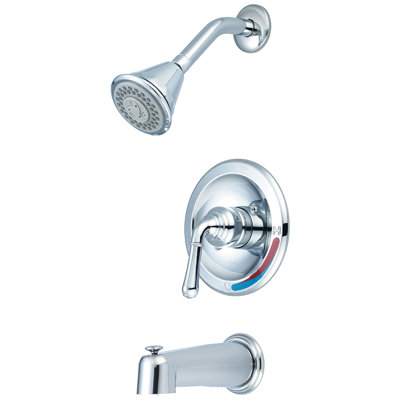 Robinet de douche et baignoire à contrôle de volume à poignée simple Accent