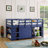 Dreem Kids Twin Loft Bed with Drawers-886431603