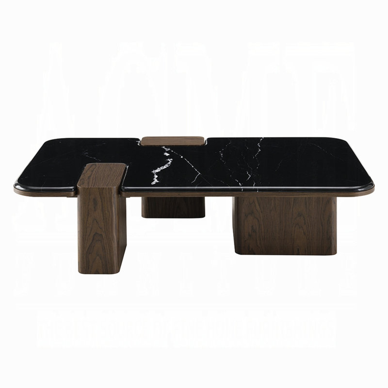 Table basse Dana avec marbre naturel