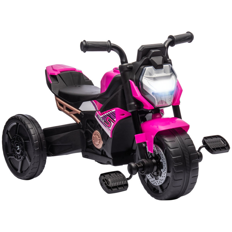 HOMCOM Pedal Ride On, Pink