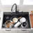 33'' L Single Bowl Stainless Steel Kitchen Sink