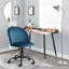 Leontion Velvet Office Chair-930576876
