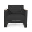 Fauteuil club d'extérieur, fauteuil simple pour patio