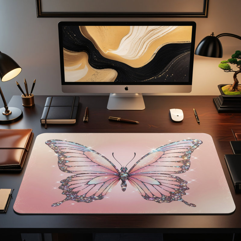 Polyester Desk Pad, 31.5x15.5
