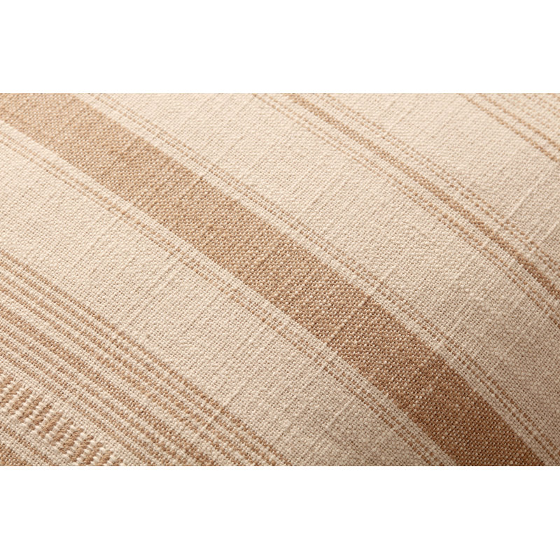 Coussin Angela Rose x Loloi Celina, Ivoire / blé, Polyester/ Bourre en polyester