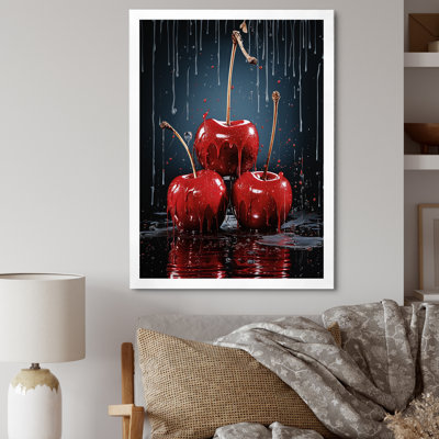 Red Cherry Delight 2 - Cherry Wall Art