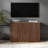 48" Fluted Buffet Table with Adjustable Shelves & Cable Management — Satin Walnut Transitional Sideboard for Dining Room | Alston-1557890388