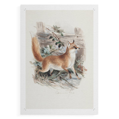 Imprimé animalier rétro XXV - reproduction de toile seulement - non encadrée