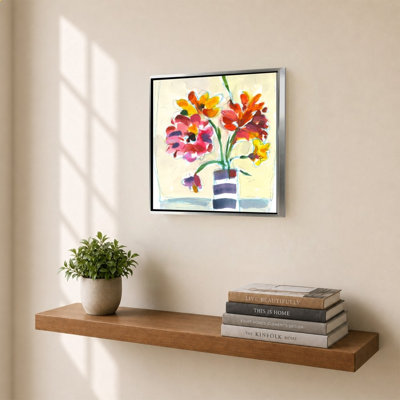 Blooming At Home by Vas Athas - Graphic Art on Canvas
