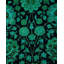 Tapis unique vert / noir 3 pi 2 po x 12 pi Yoandry
