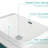 Exquisite High - Gloss White Ceramic Drop In Sink, 14.64 Wide, Scratch , Clutter Design Glossy Sink With Integrated Design, 18.54 Deep, Non Porous, Modern Style